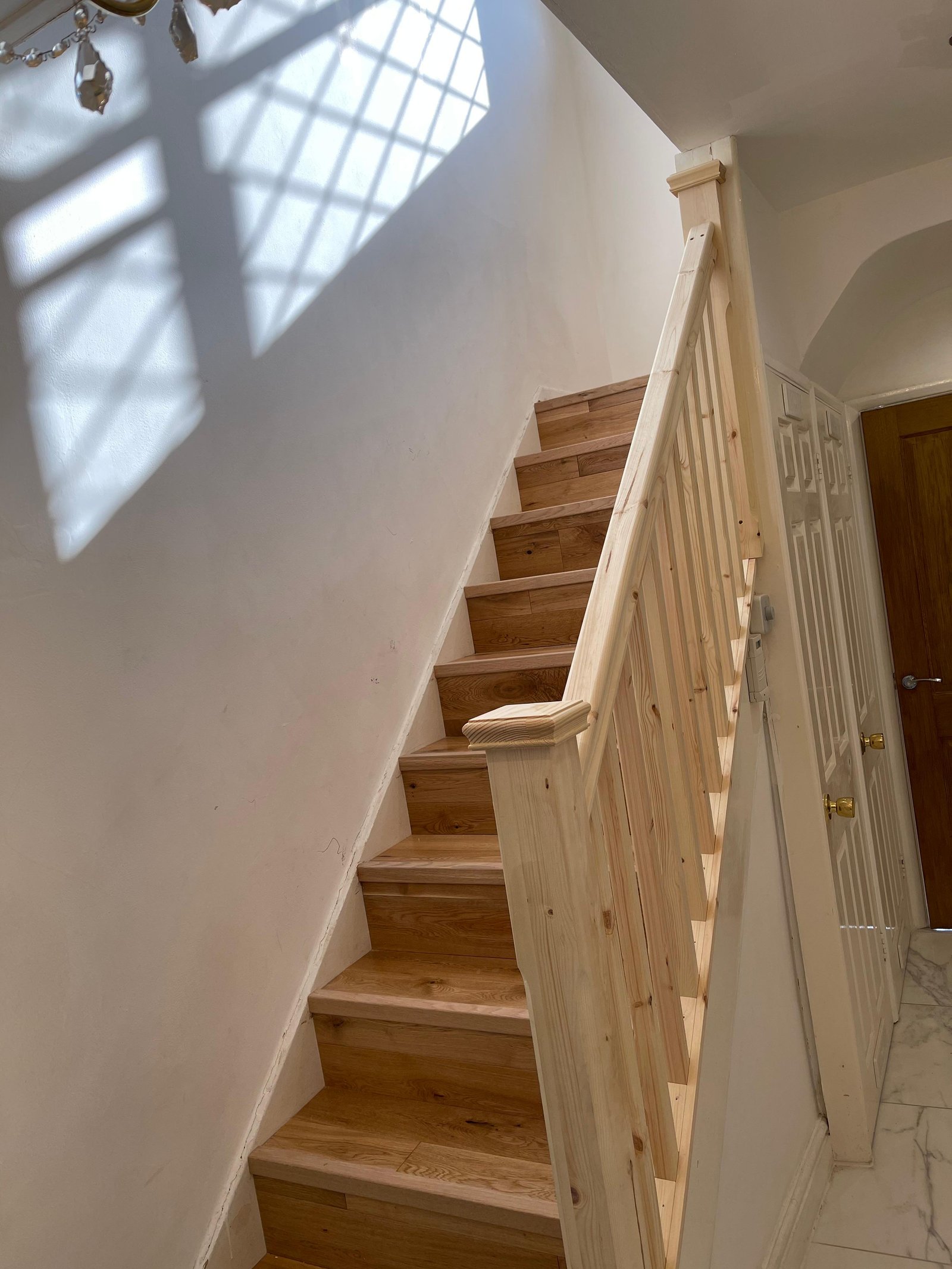 Pinner Detached House Staircase - Natural Oak